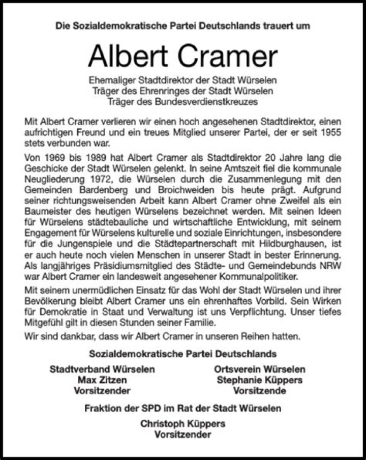 Albert Cramer Fortune