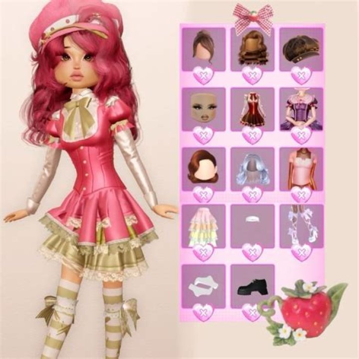 What's the deal with the strawberry dress?